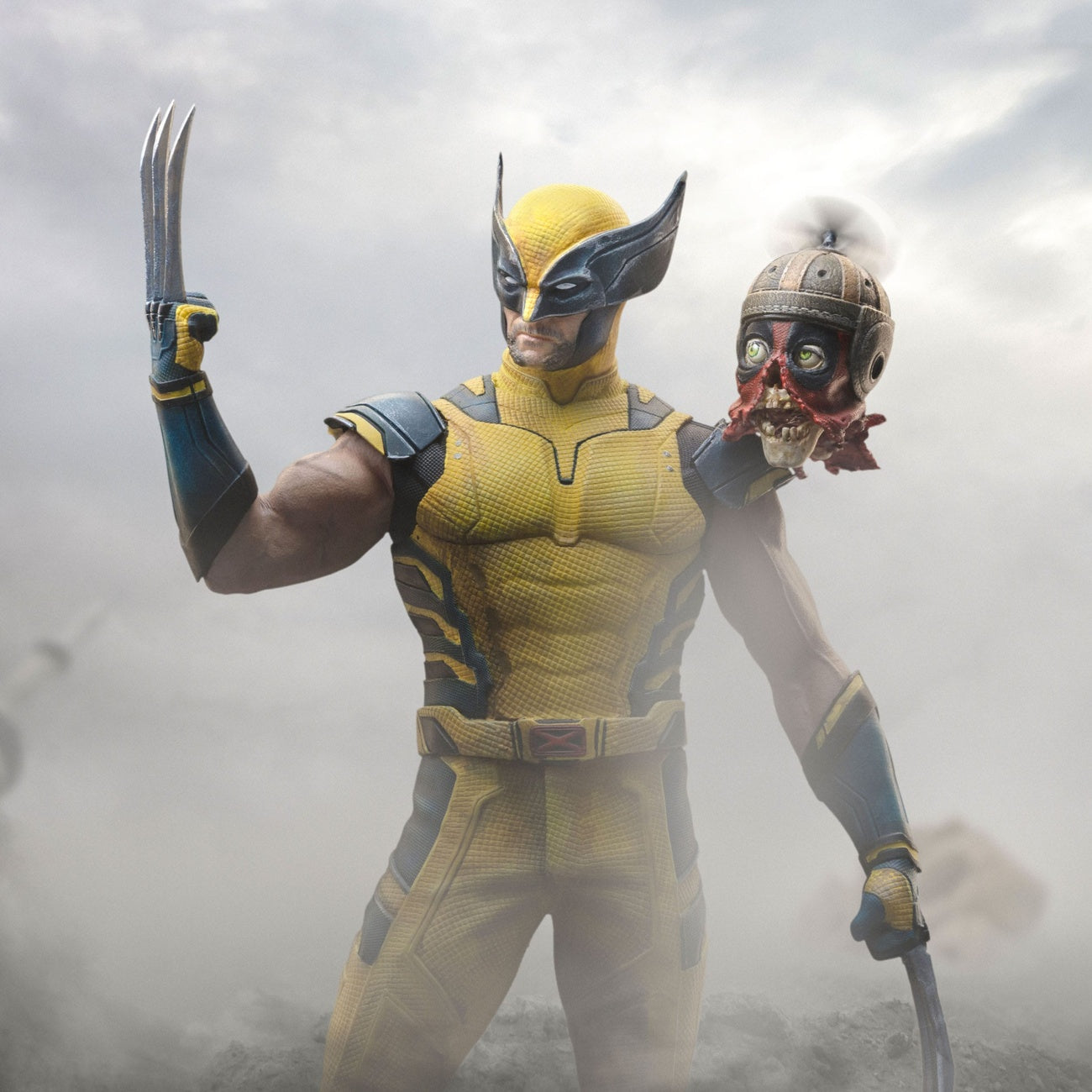 Produktbild Deadpool 3 Art Scale Statue 1/10 Wolverine & Headpool 22 cm