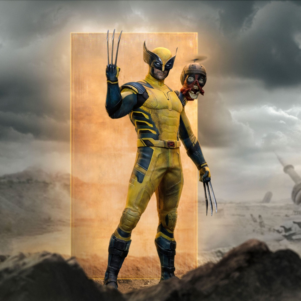 Produktbild Deadpool 3 Art Scale Statue 1/10 Wolverine & Headpool 22 cm