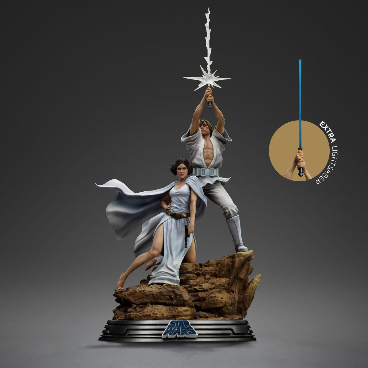 Product image Star Wars Deluxe Art Scale Statue 1/10 Luke and Leia 41 cm