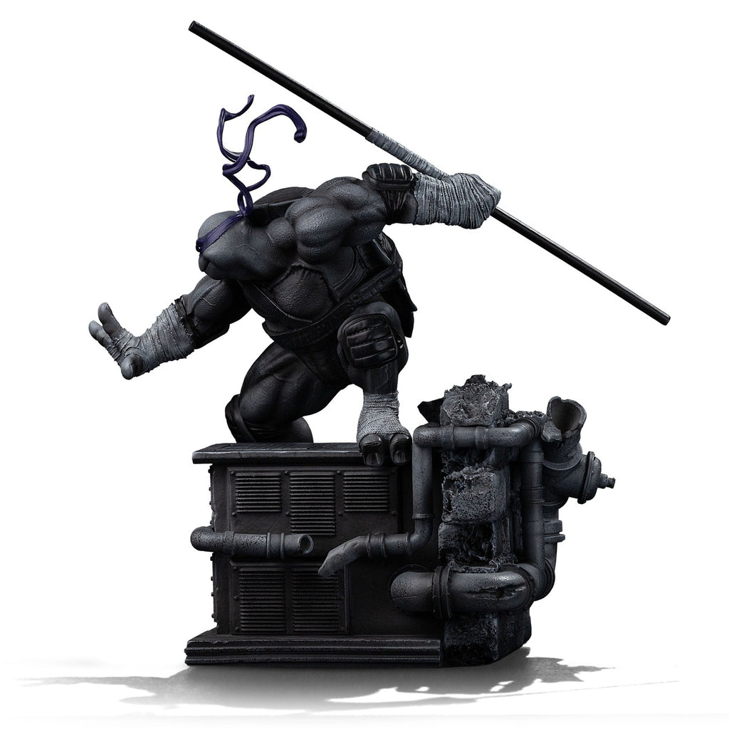 Produktbild Teenage Mutant Ninja Turtles Art Scale Statue 1/10 Donatello Black and White Variant 26 cm heo exclusive
