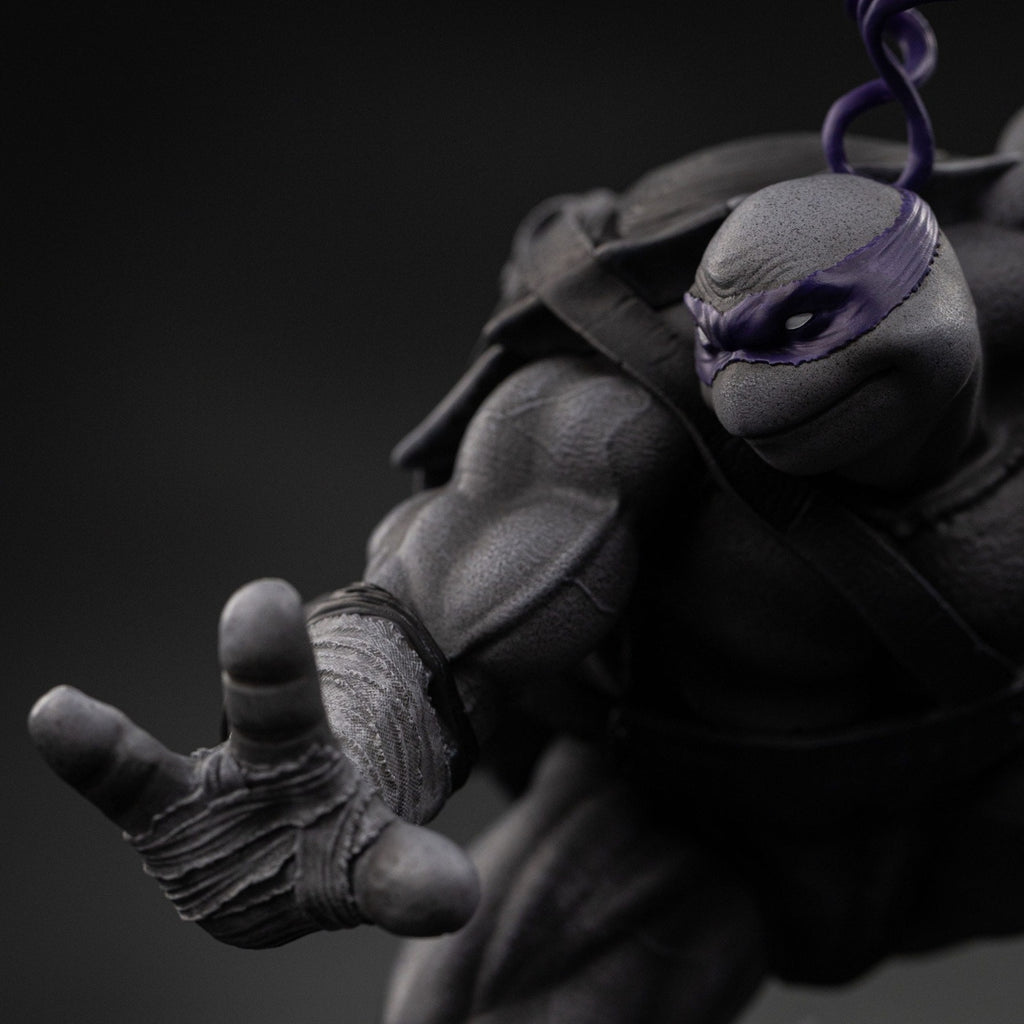 Produktbild Teenage Mutant Ninja Turtles Art Scale Statue 1/10 Donatello Black and White Variant 26 cm heo exclusive