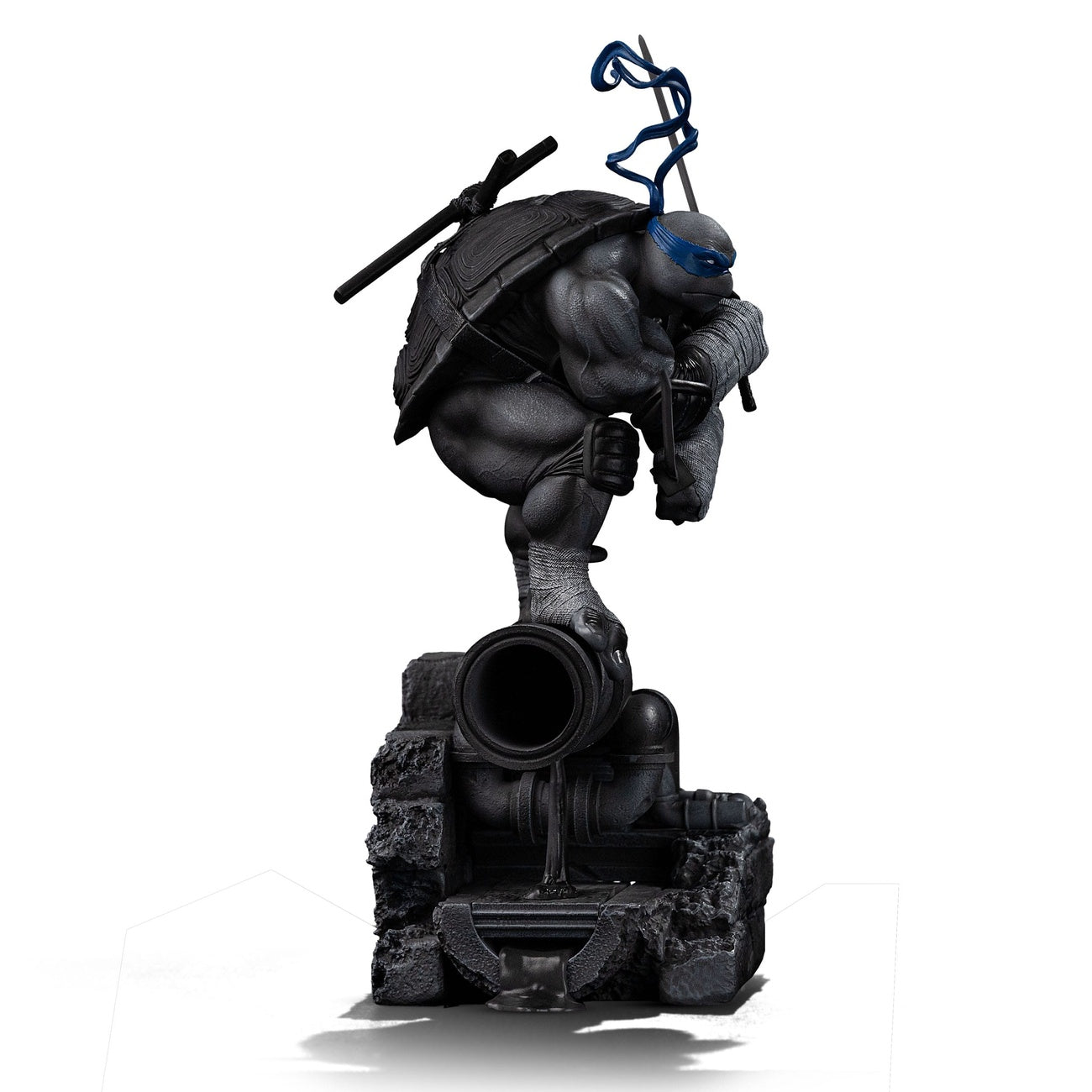 Produktbild Teenage Mutant Ninja Turtles Art Scale Statue 1/10 Leonardo Black and White Variant 26 cm heo exclusive