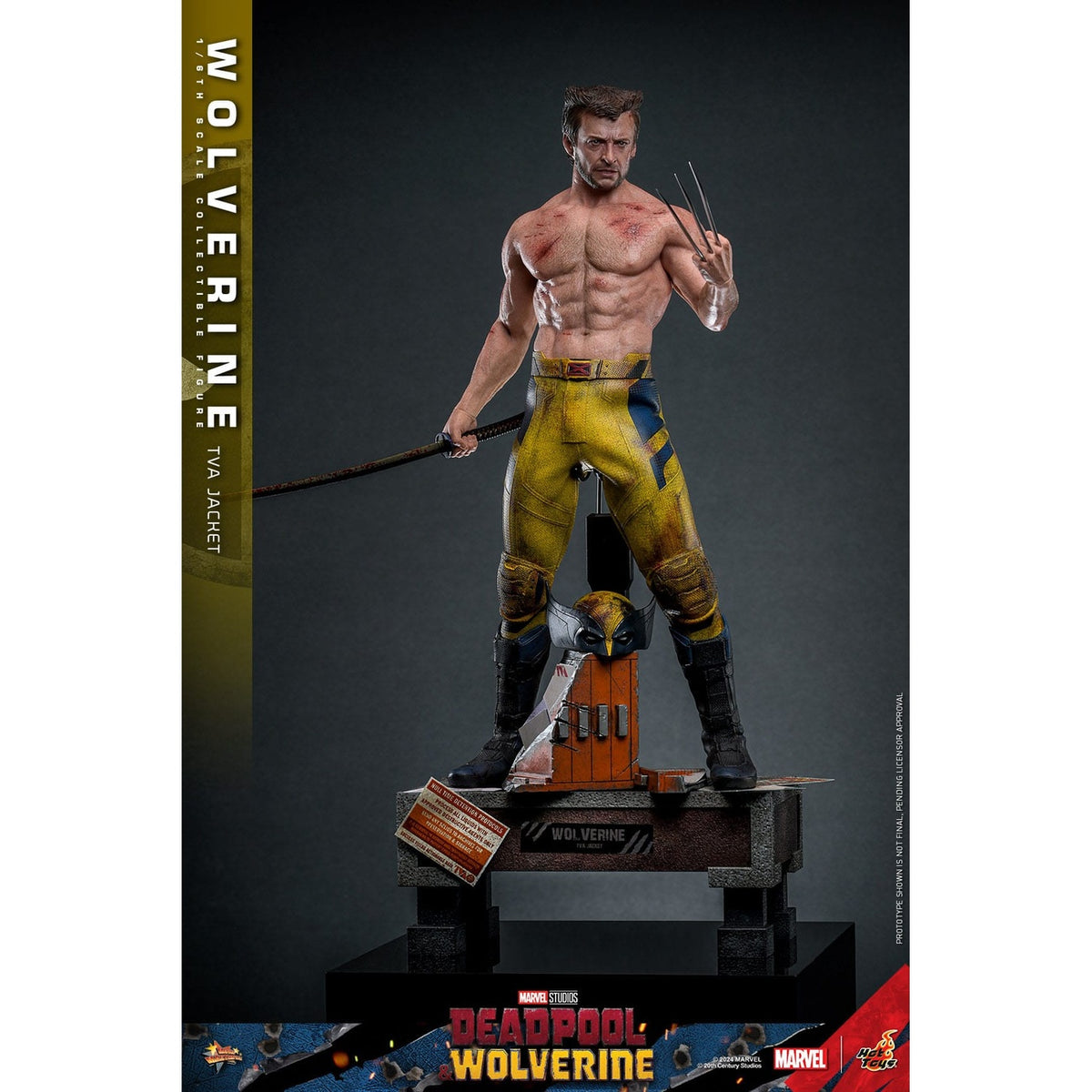 Produktbild Deadpool & Wolverine Movie Masterpiece Actionfigur 1/6 Wolverine (TVA Jacket Version) 31 cm