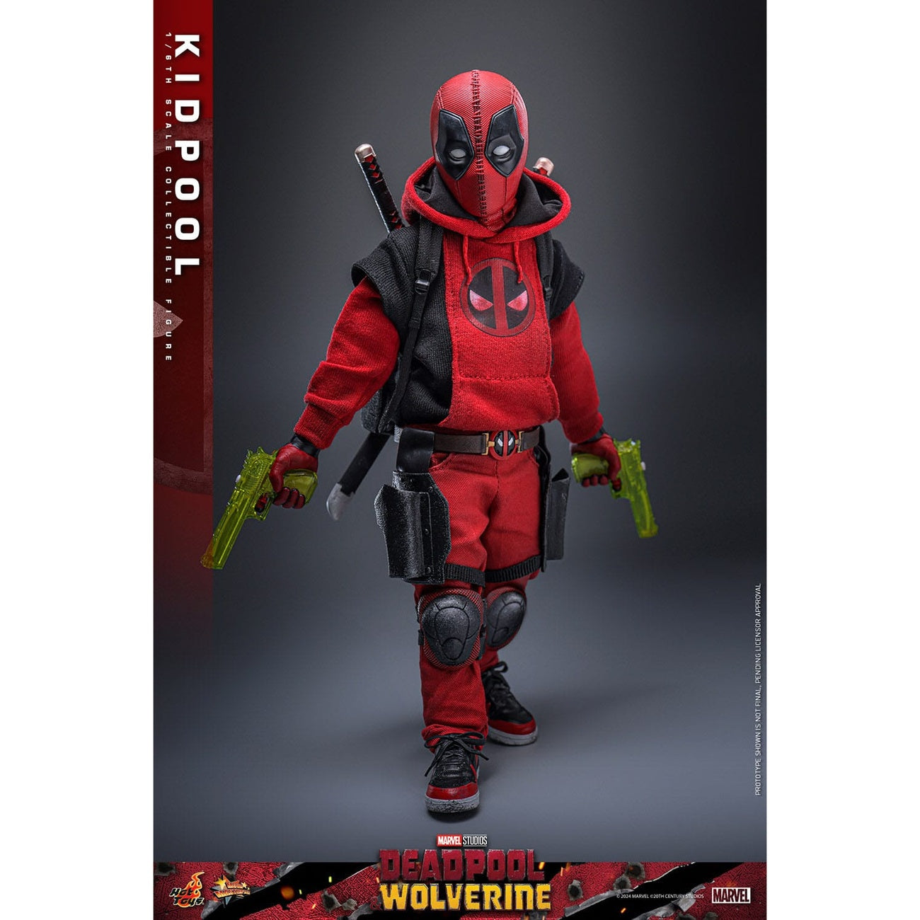 Produktbild Deadpool & Wolverine Movie Masterpiece Actionfigur 1/6 Kidpool 22 cm