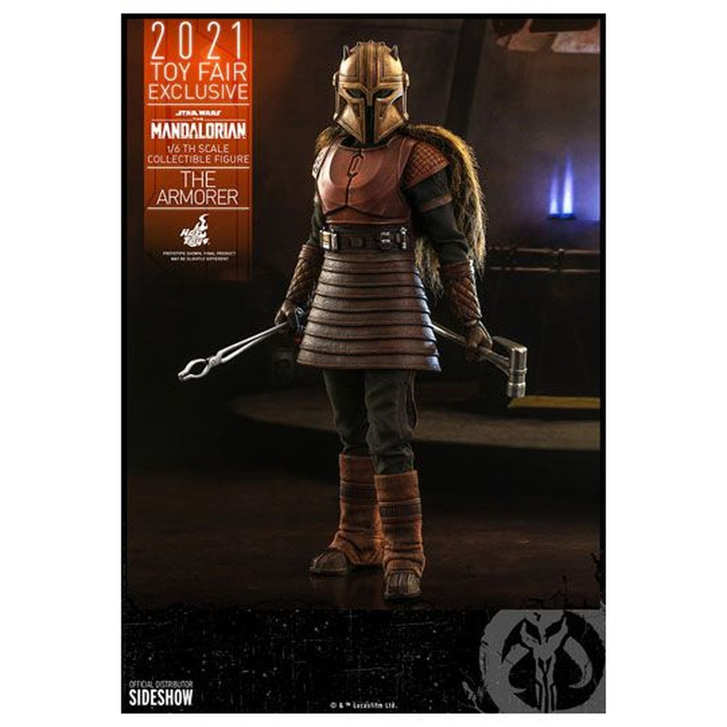 Produktbild Star Wars The Mandalorian Actionfigur 1/6 The Armorer 2021 Toy Fair Exclusive 29 cm