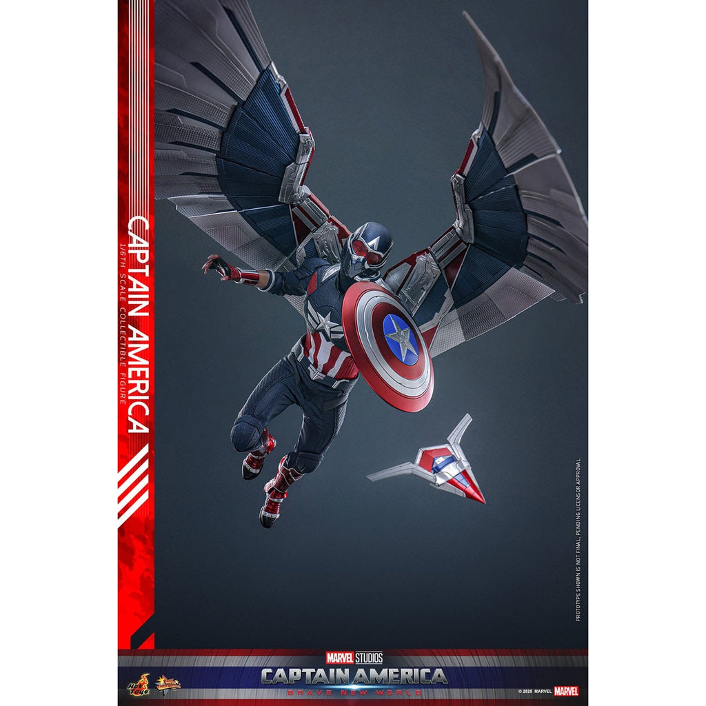 Produktbild Captain America: Brave New World Movie Masterpiece Actionfigur 1/6 Captain America 30 cm