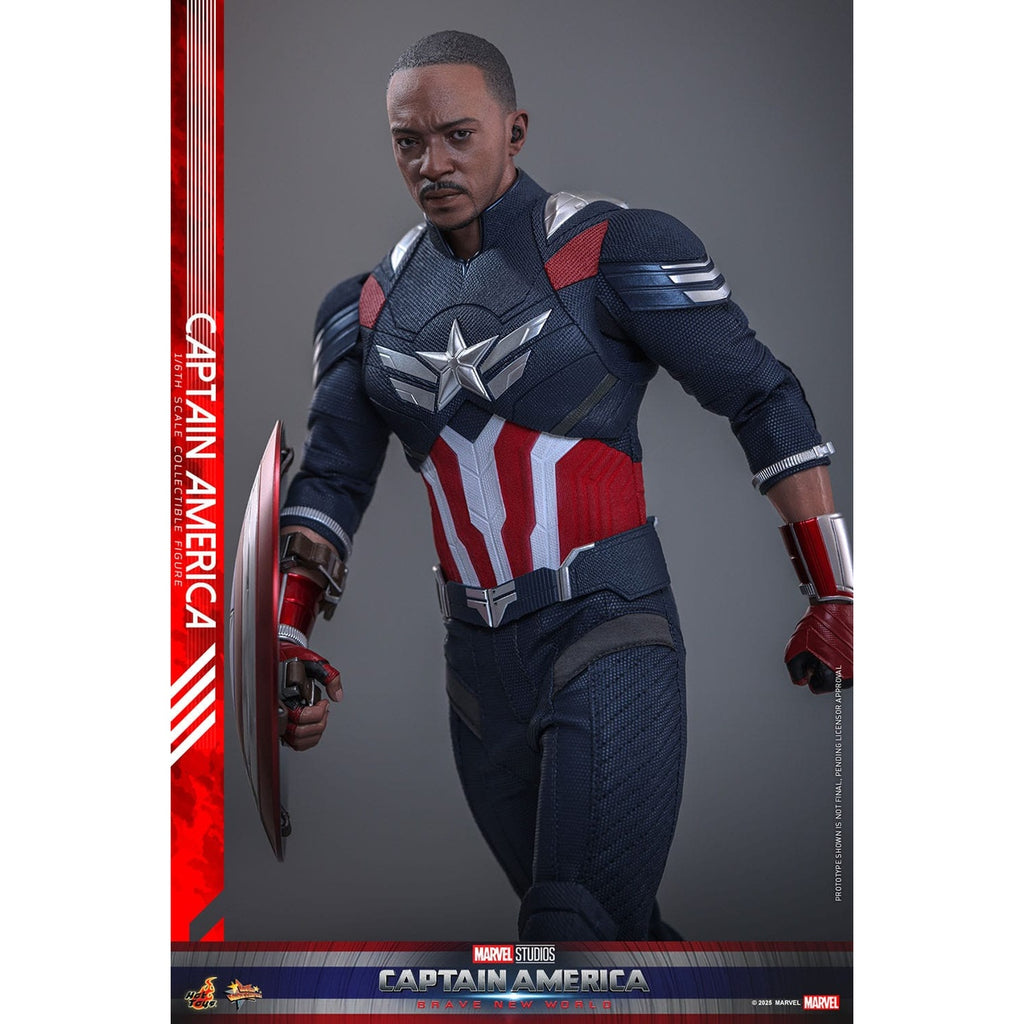 Produktbild Captain America: Brave New World Movie Masterpiece Actionfigur 1/6 Captain America 30 cm