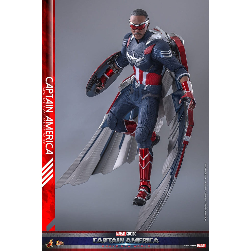 Produktbild Captain America: Brave New World Movie Masterpiece Actionfigur 1/6 Captain America 30 cm