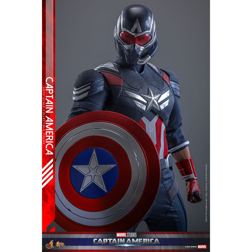 Produktbild Captain America: Brave New World Movie Masterpiece Actionfigur 1/6 Captain America 30 cm