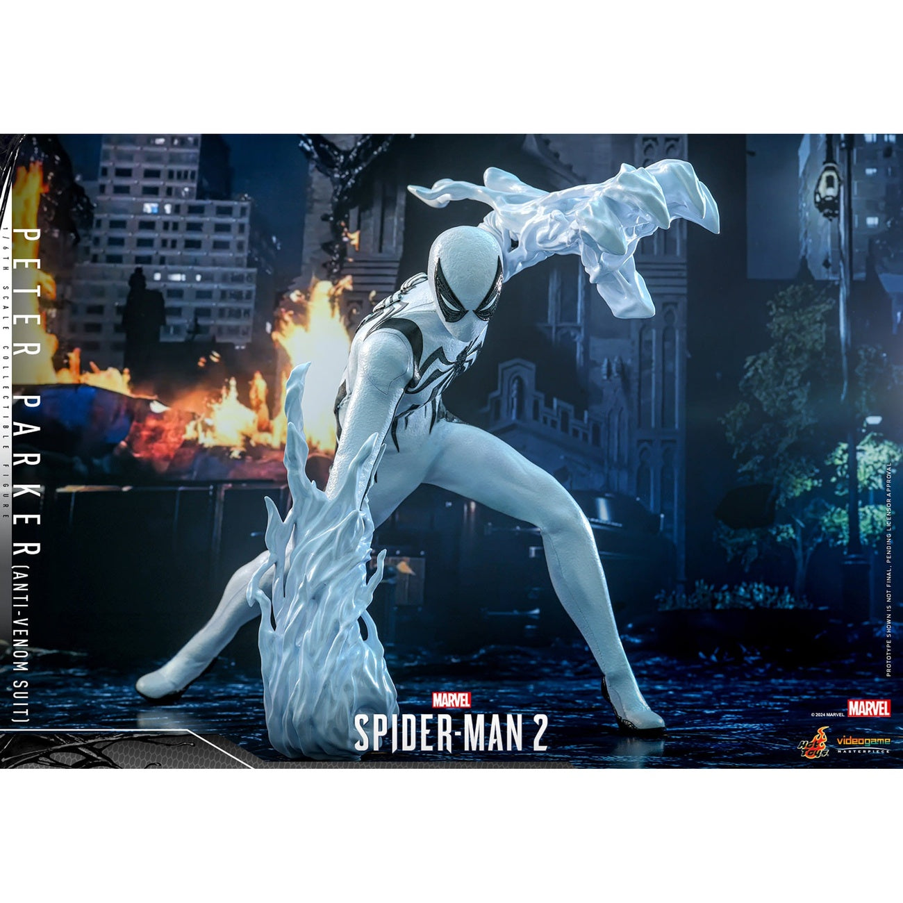 Produktbild Spider-Man 2 Video Game Masterpiece Actionfigur 1/6 Peter Parker (Anti-Venom Suit) 30 cm