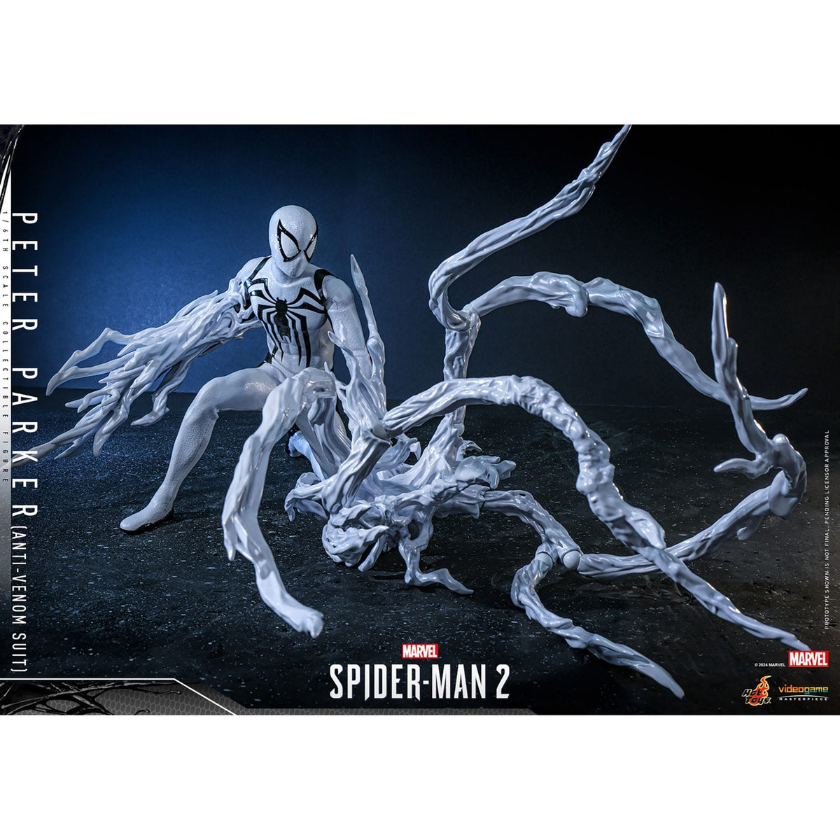Produktbild Spider-Man 2 Video Game Masterpiece Actionfigur 1/6 Peter Parker (Anti-Venom Suit) 30 cm