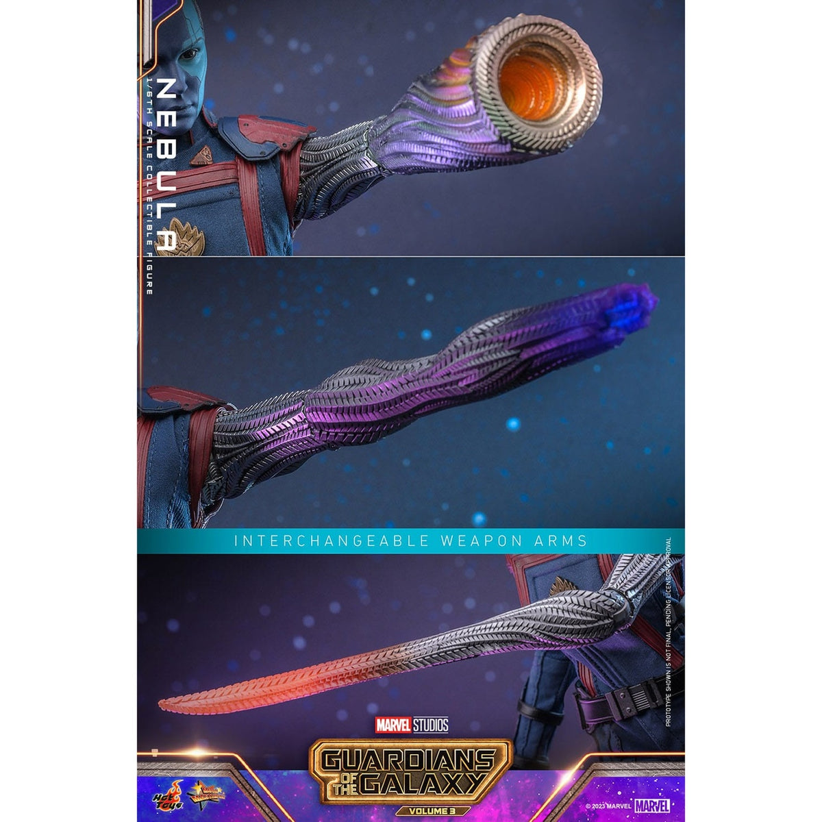 Produktbild Guardians of the Galaxy Vol. 3 Movie Masterpiece Actionfigur 1/6 Nebula 29 cm