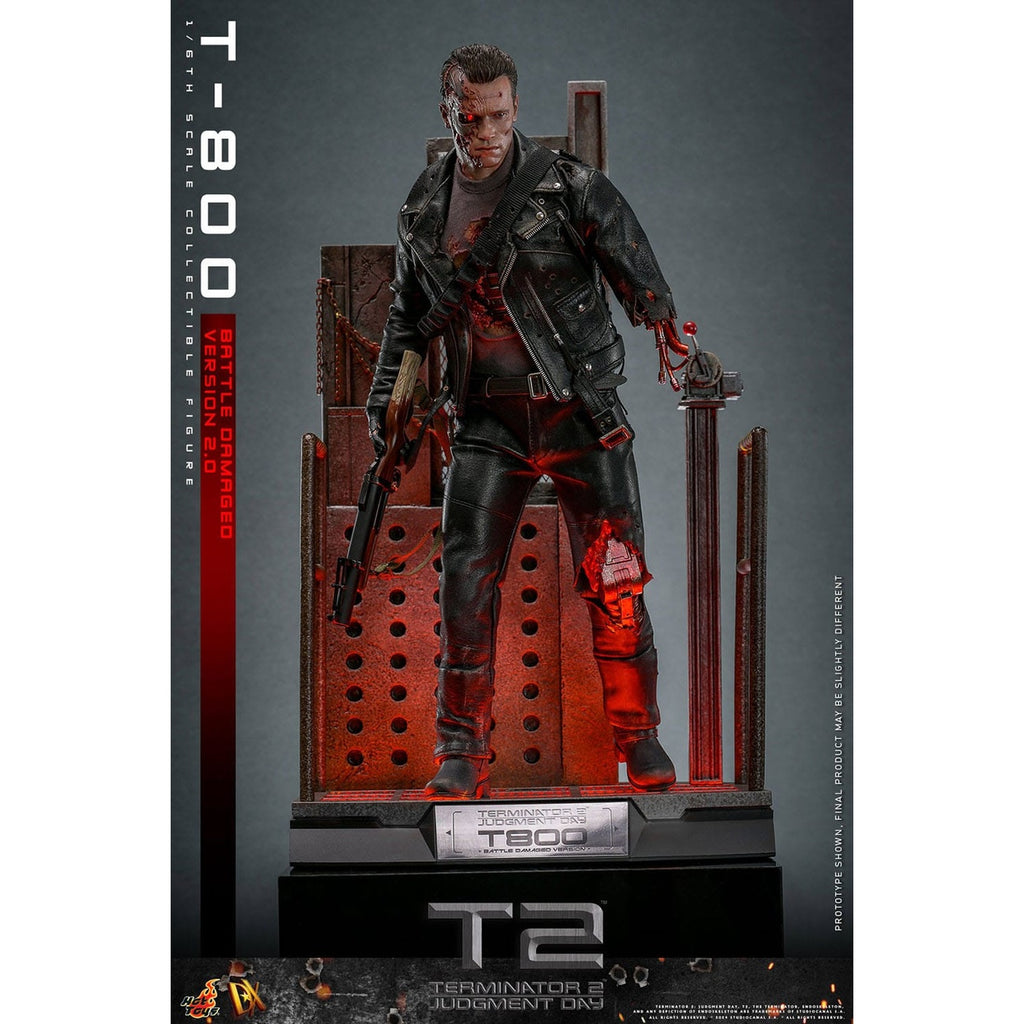 Product image Terminator 2 Movie Masterpiece Action Figure 1/6 T-800 Battle Damaged Version 2.0 32 cm