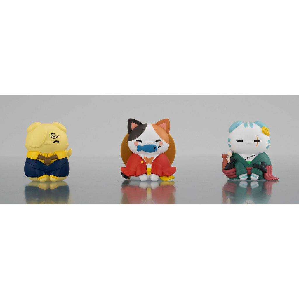 One Piece Mega Cat Project Sammelfiguren 3er-Pack Nyan Piece Nyan! Happy Trio 2024 Limited Ver. 3 cm