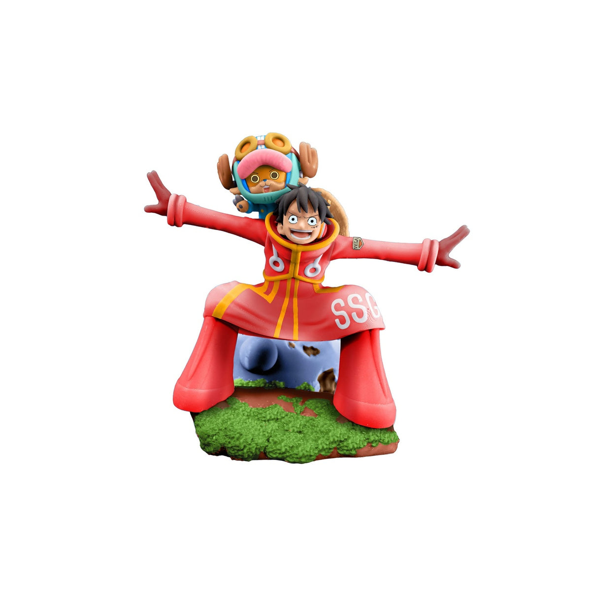 Produktbild One Piece Petitrama PVC Mini-Statue Logbox Re Birth Egghead Set 9 cm