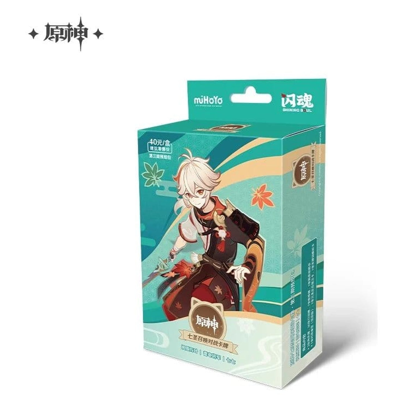 Product image Genshin Impact Trading Card Game Series 03 Pre-Built Starter Deck 07 Kaedehara Kazuha *Chinese Version*