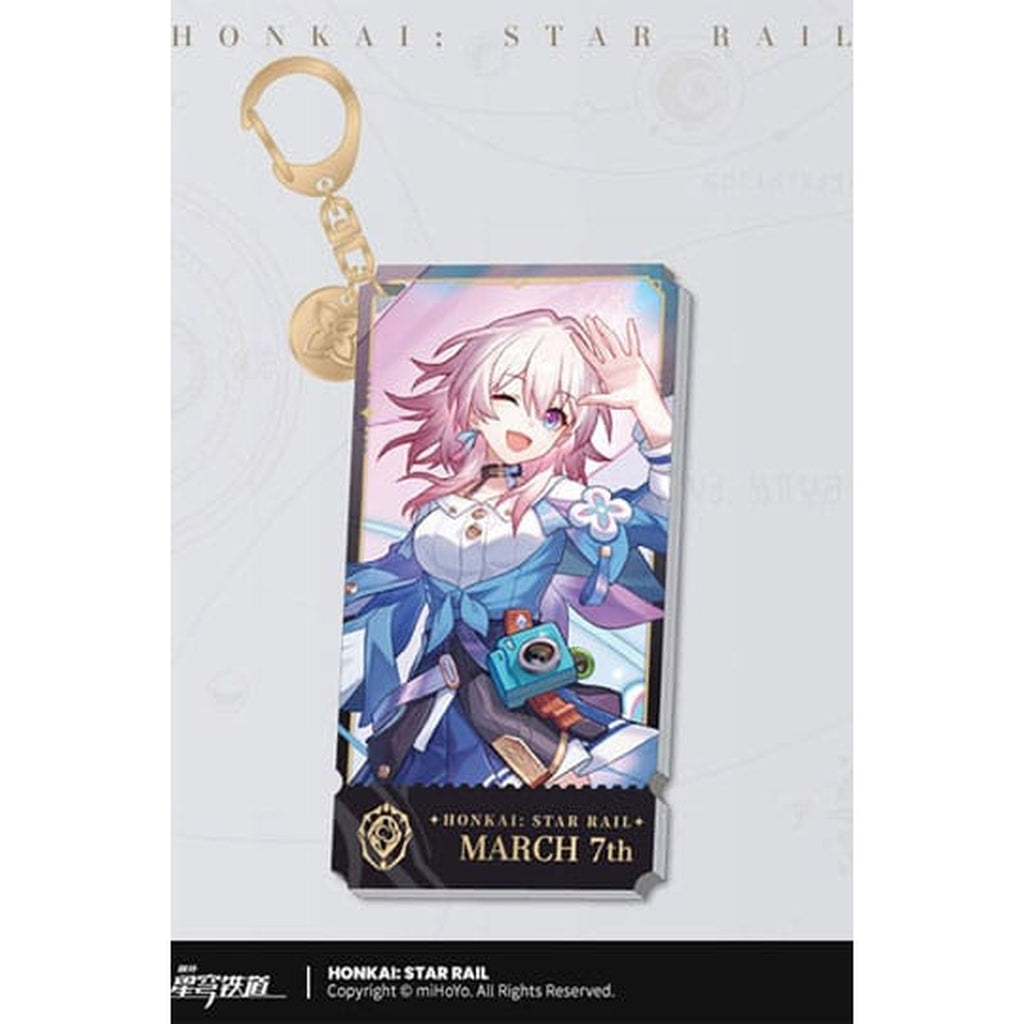 Produktbild Honkai: Star Rail Charakter Acryl Schlüsselanhänger March 7th 9 cm
