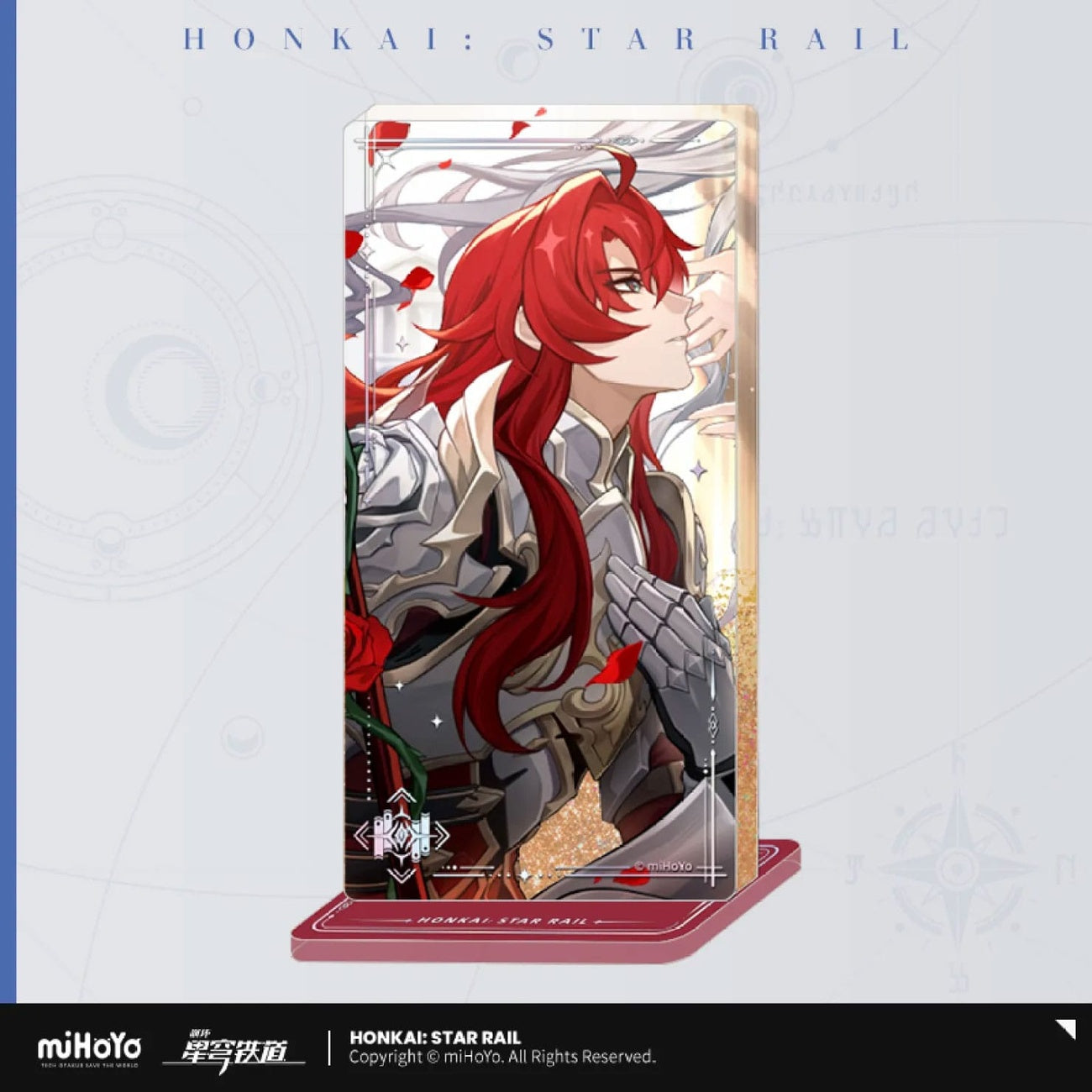 Produktbild Honkai: Star Rail Light Cone Acryl Ornament mit Glitzer: Argenti An Instant Before a Gaze 15 cm
