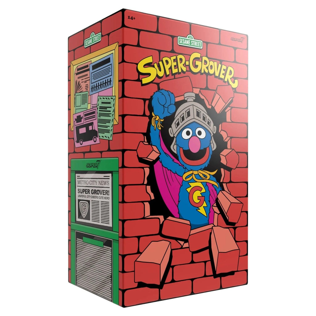 Produktbild Sesamstraße Supersize Vinyl Figur Super Grobi 36 cm