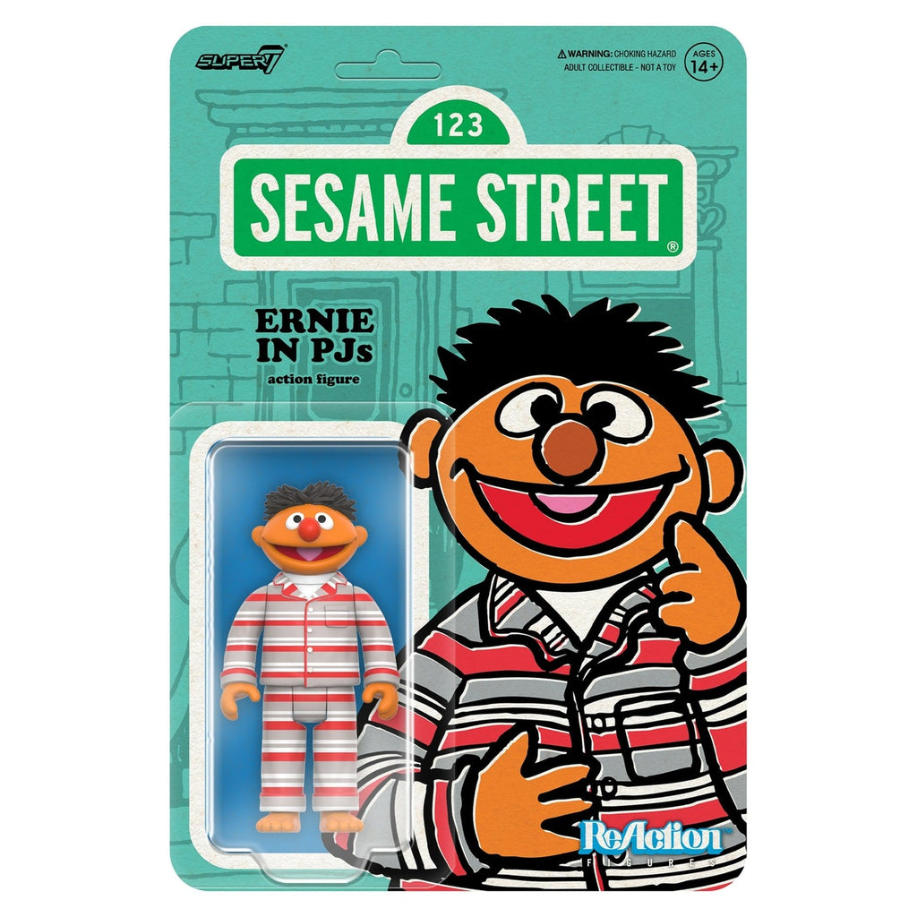 Produktbild Sesamstraße ReAction Actionfigur Wave 06 Ernie (PJs) 10 cm