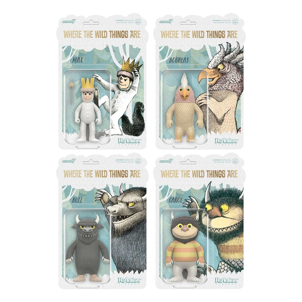 Produktbild Where The Wild Things Are ReAction Actionfigur Wave 01 Carol (Monster) 10 cm