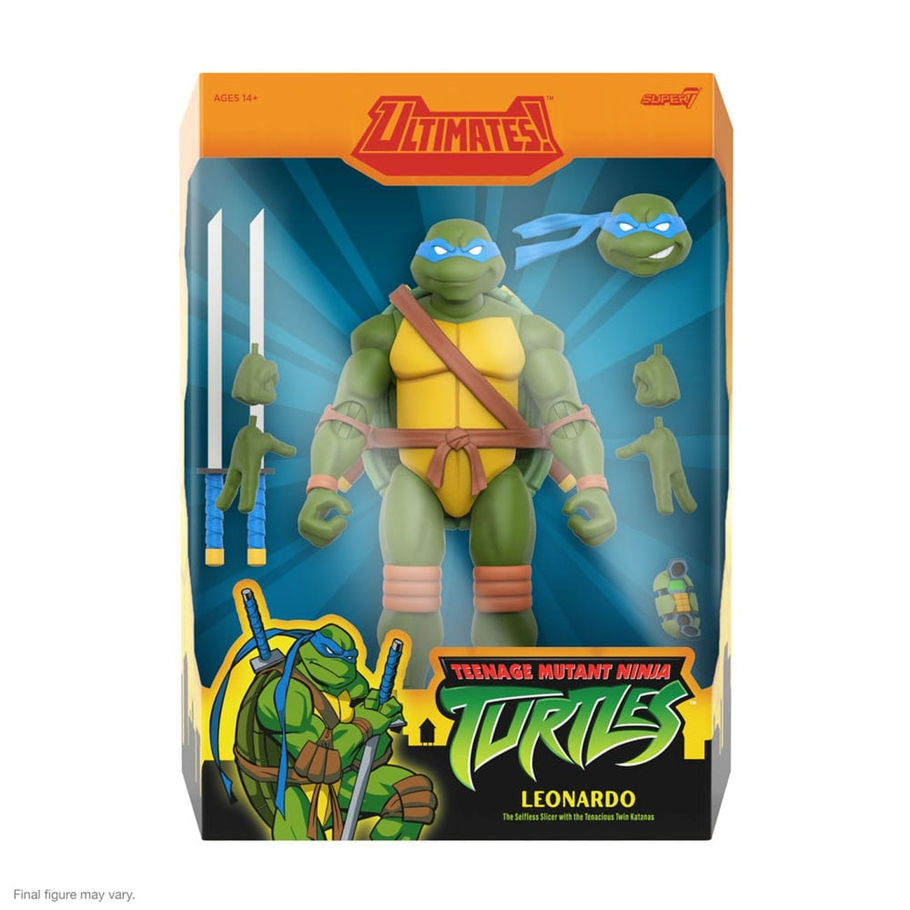 Produktbild Teenage Mutant Ninja Turtles Ultimates Actionfigur Wave 12 Leonardo 18 cm