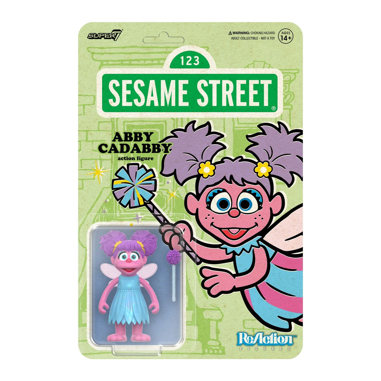 Produktbild Sesamstraße ReAction Actionfigur Wave 05 Abby Cadabby 10 cm