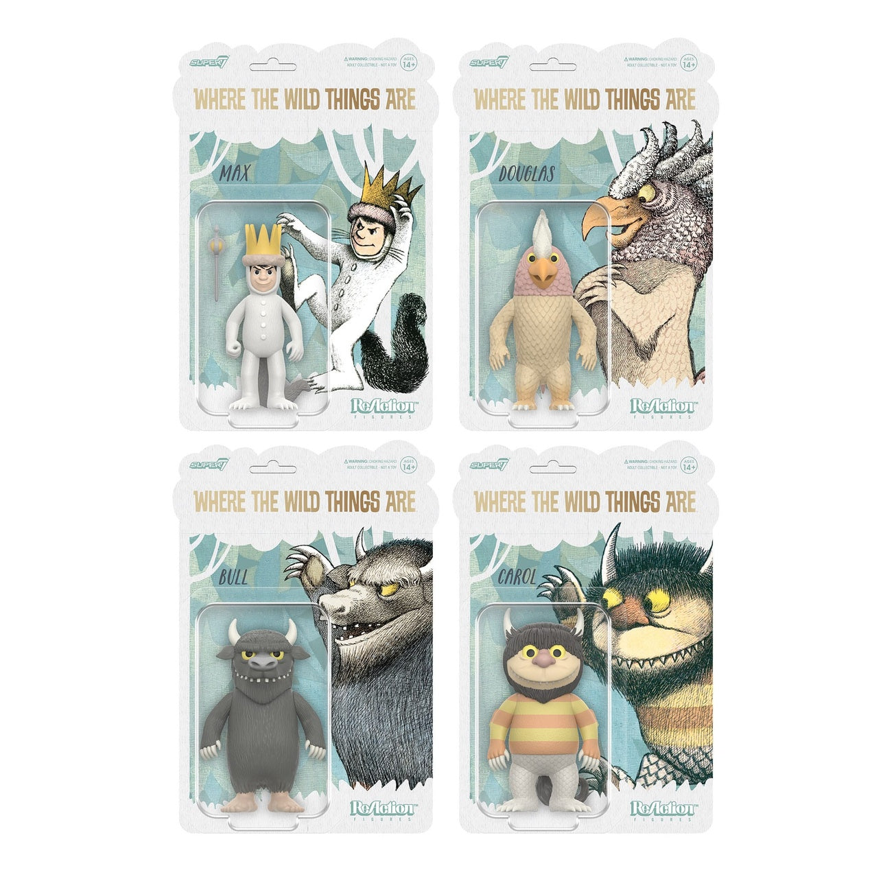 Produktbild Where The Wild Things Are ReAction Actionfigur Wave 01 Bull (Monster) 10 cm
