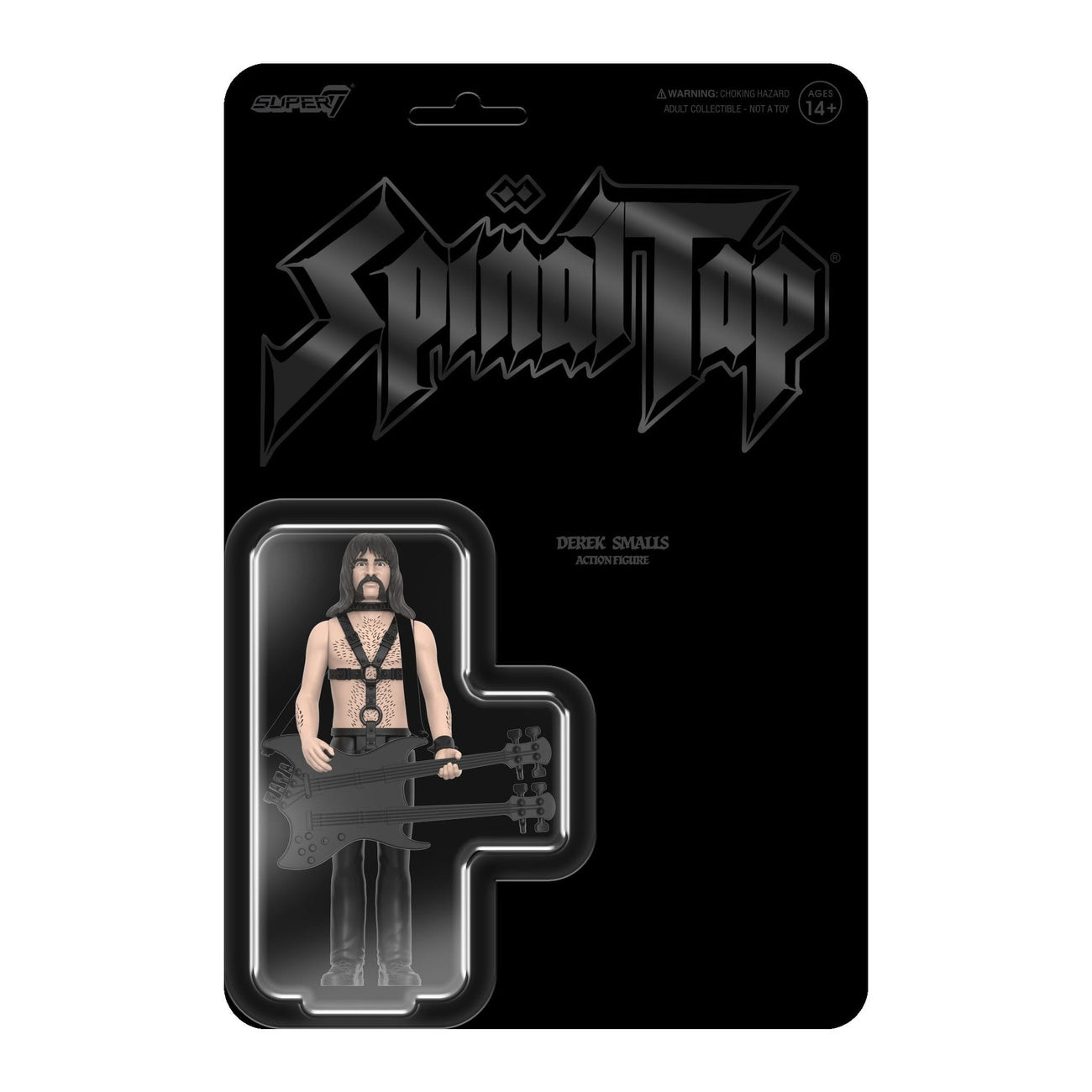 Product image Spinal Tap ReAction Action Figure Wave 02 Derek Smalls (None More Black) 10 cm