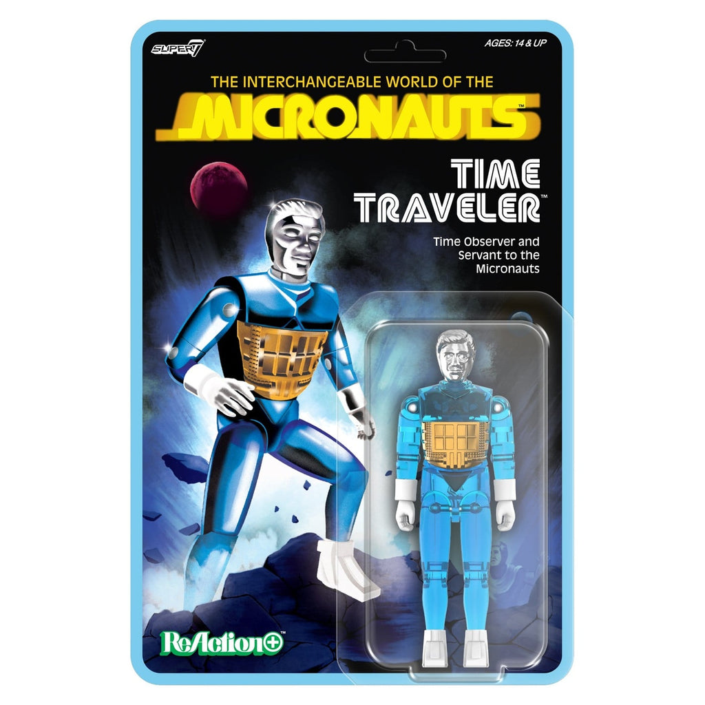 Produktbild Micronauts ReAction+ Actionfigur Wave 03 Time Traveler (Translucent Blue) 10 cm