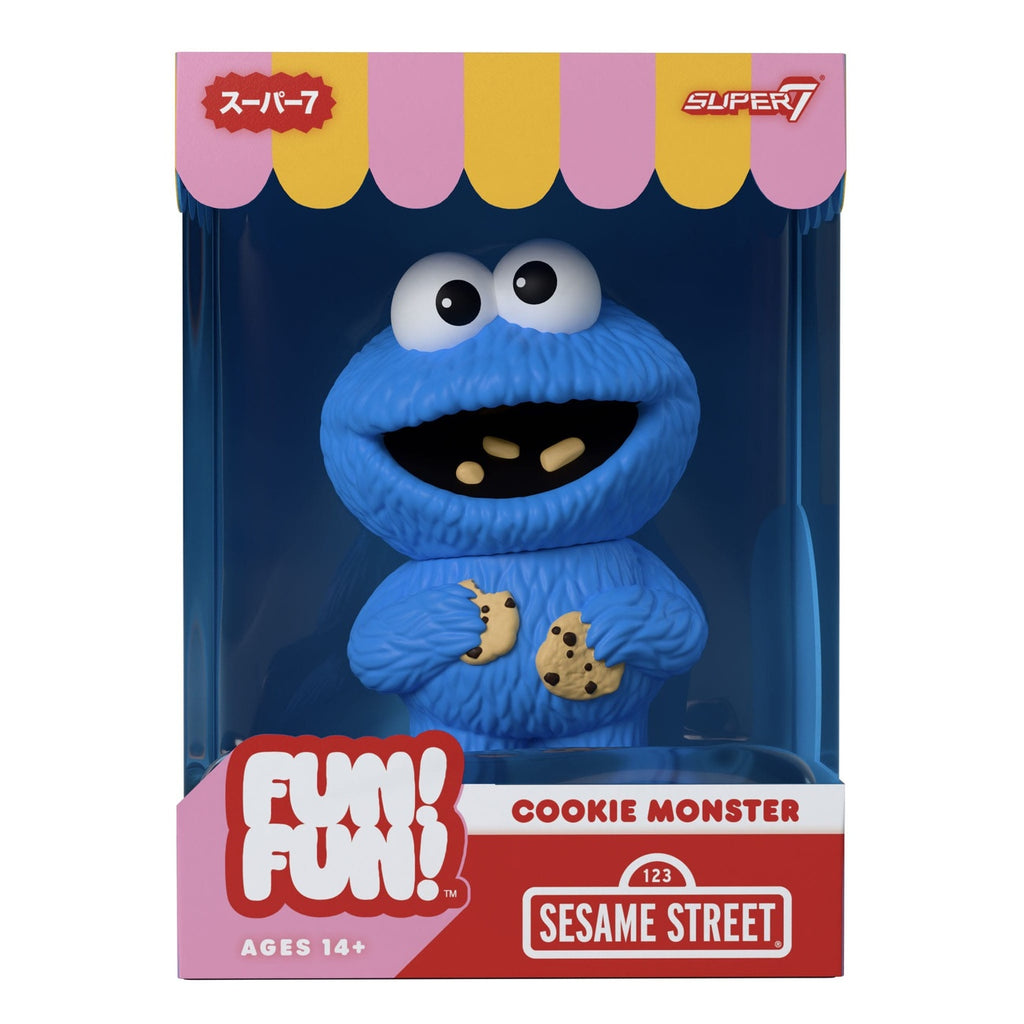 Produktbild Sesamstraße FUN! FUN! Soft Vinyl Figur Wave 02 Cookie Monster 13 cm