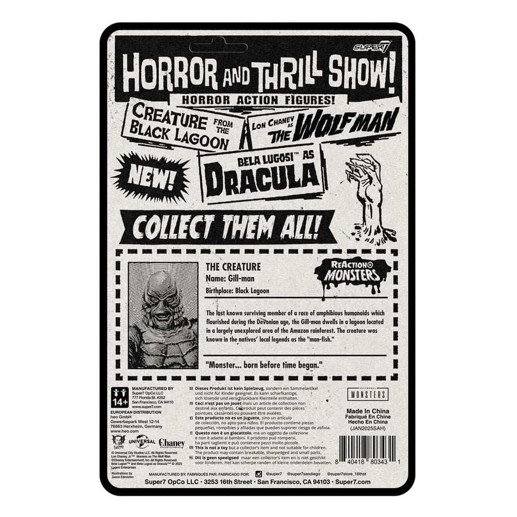 Produktbild Universal Monsters ReAction+ Actionfigur Wave 1 Creature from the Black Lagoon 10 cm