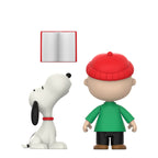 Produktbild Peanuts ReAction Actionfiguren 2er-Pack Charlie Brown and Snoopy (Caroling) 10 cm
