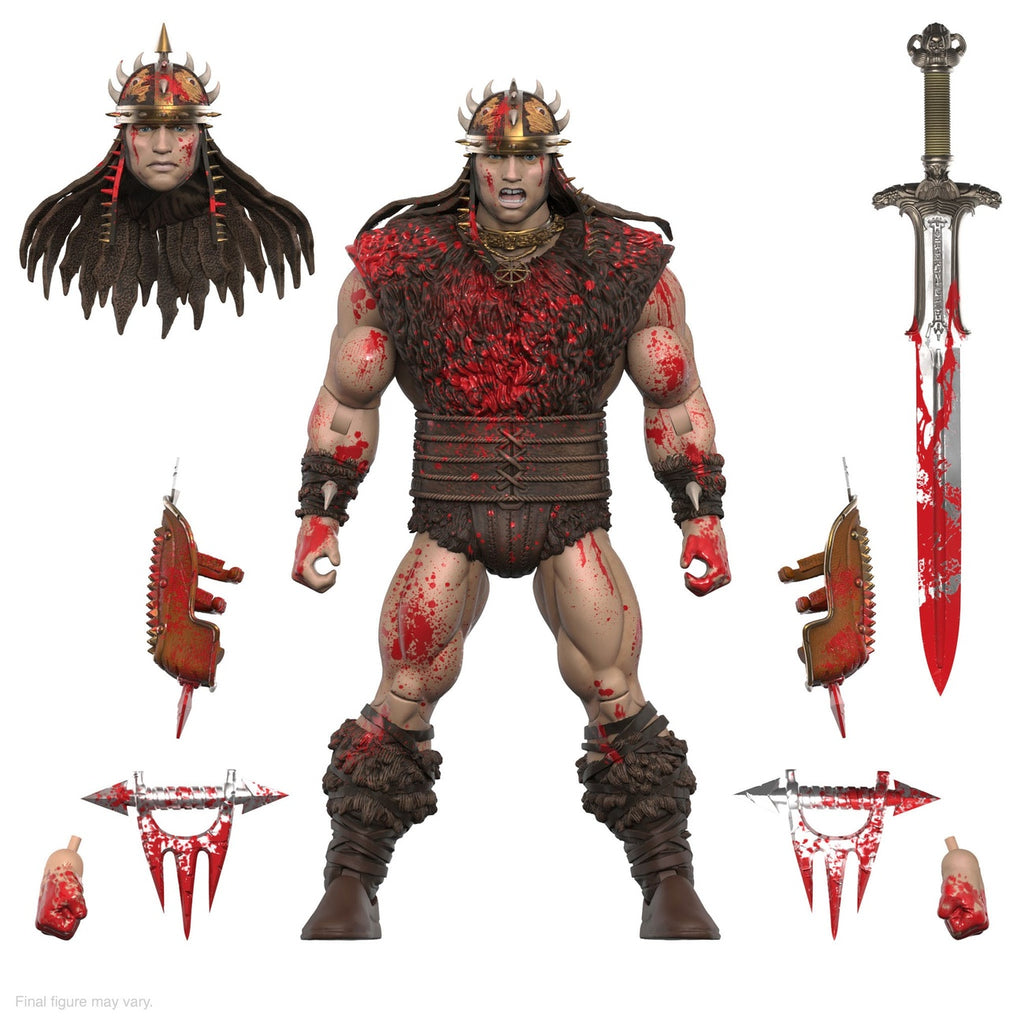 Produktbild Conan der Barbar Ultimates Actionfigur Conan Blood Soaked Pit Fighter 18 cm