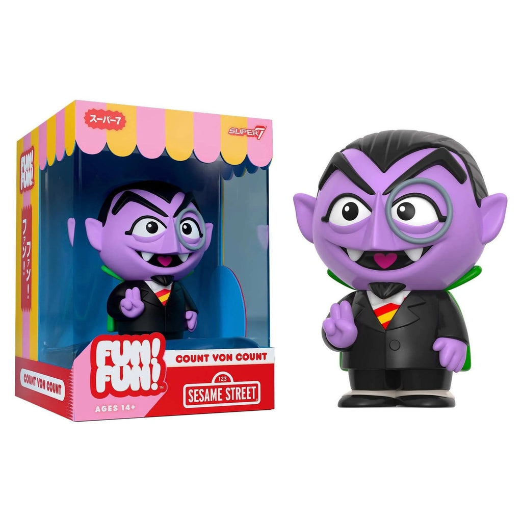 Produktbild Sesamstraße Fun! Fun! Soft Vinyl Figur Wave 01 - Count von Count 18 cm