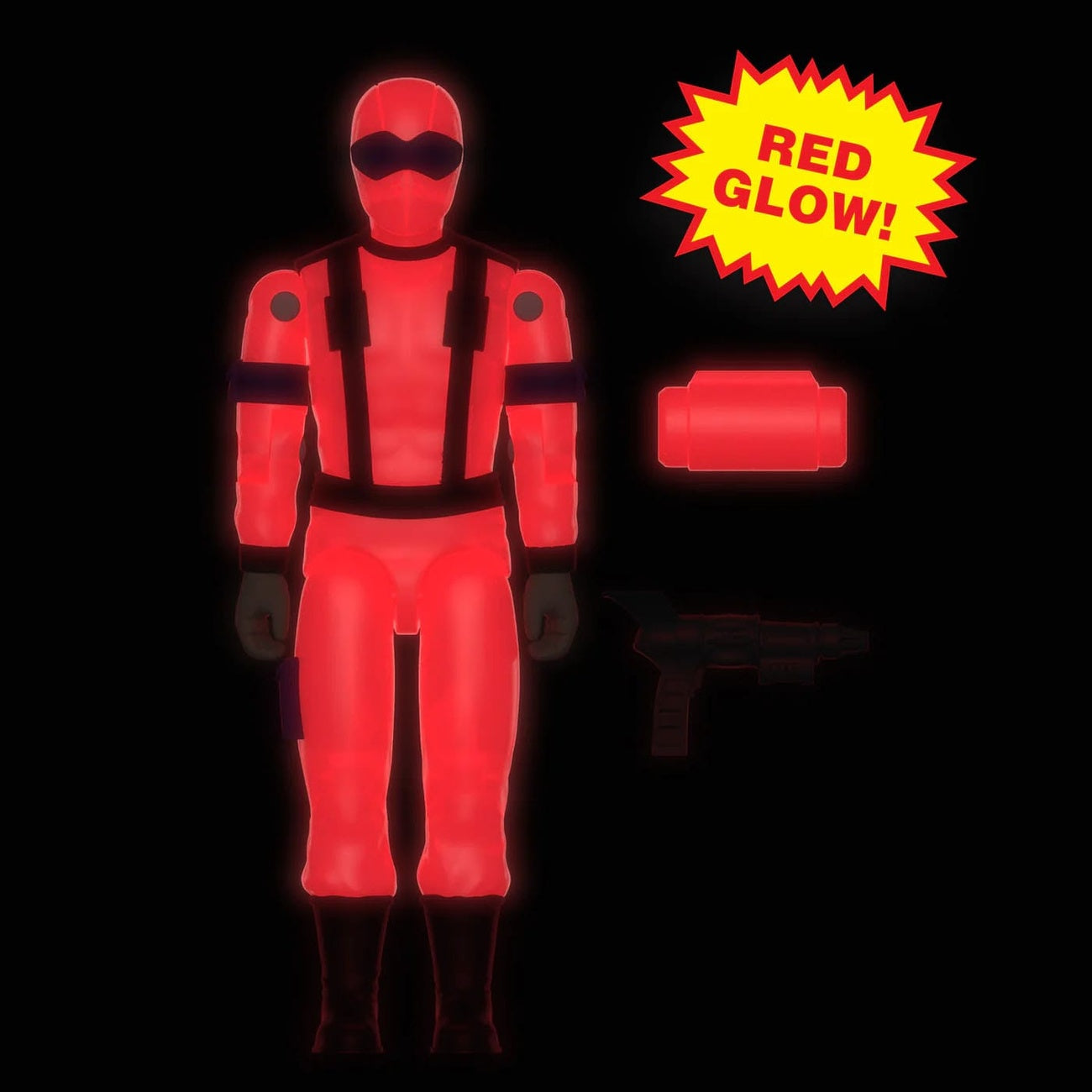 Produktbild GI Joe ReAction+ Actionfigur Wave 06 Snake Eyes (Red Glow, Crystal Poison) 10 cm