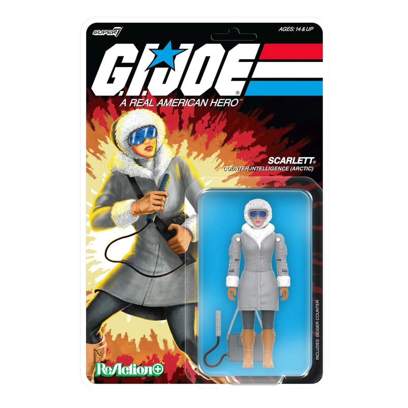 Produktbild GI Joe ReAction+ Actionfigur Wave 06 Arctic Scarlett 10 cm