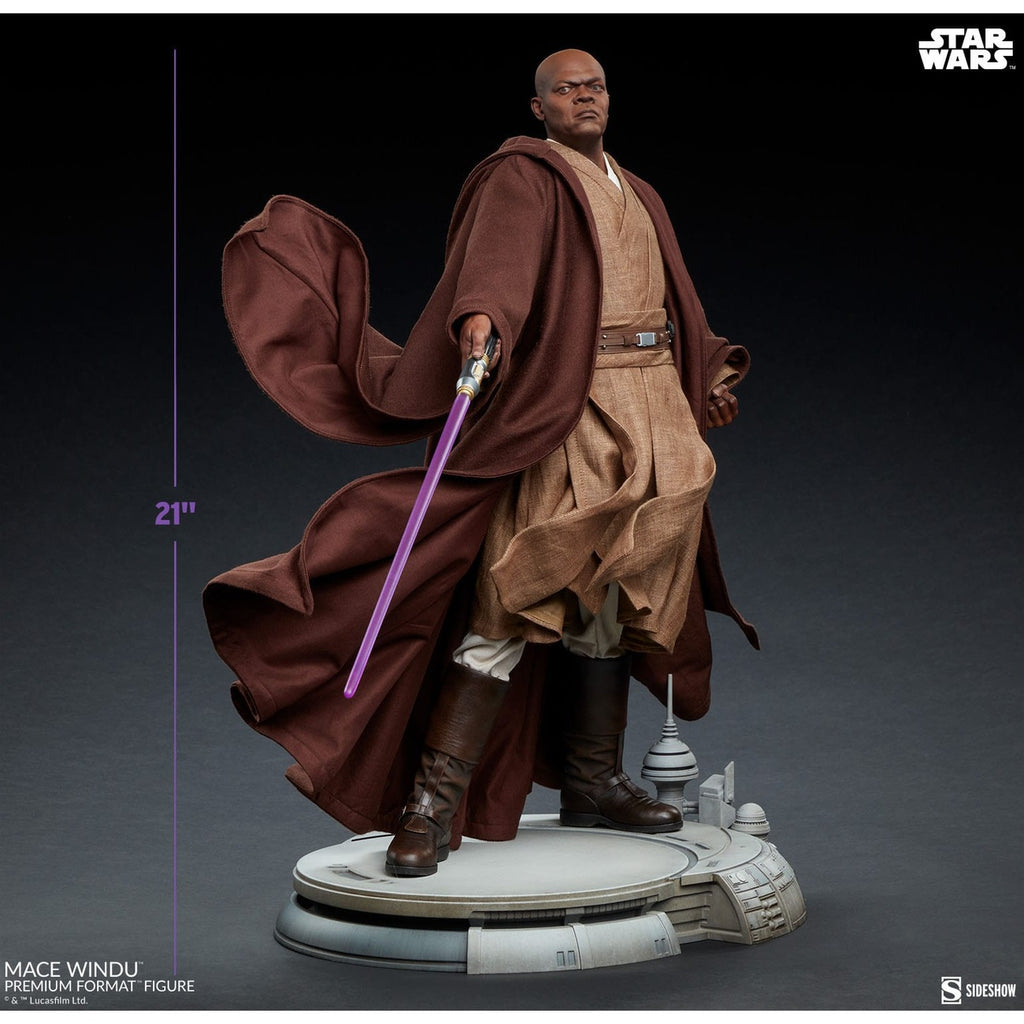 Produktbild Star Wars Episode III Premium Format Figur Mace Windu 53 cm