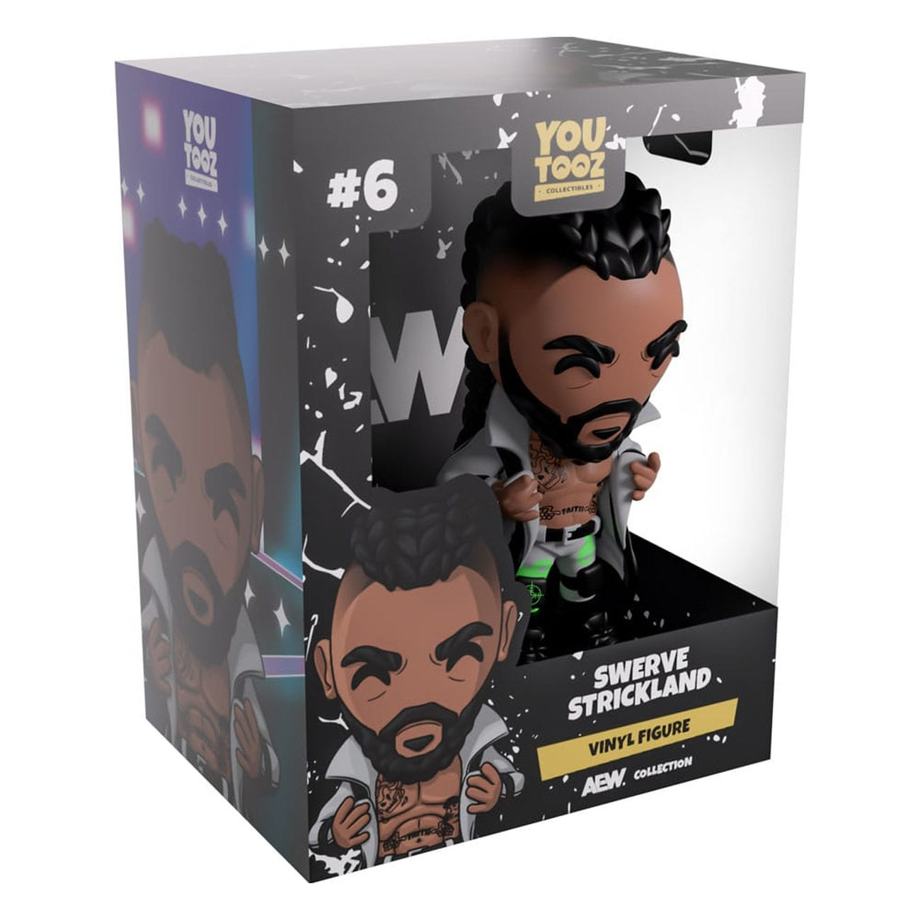 Produktbild All Elite Wrestling Vinyl Figur Swerve Strickland 12 cm