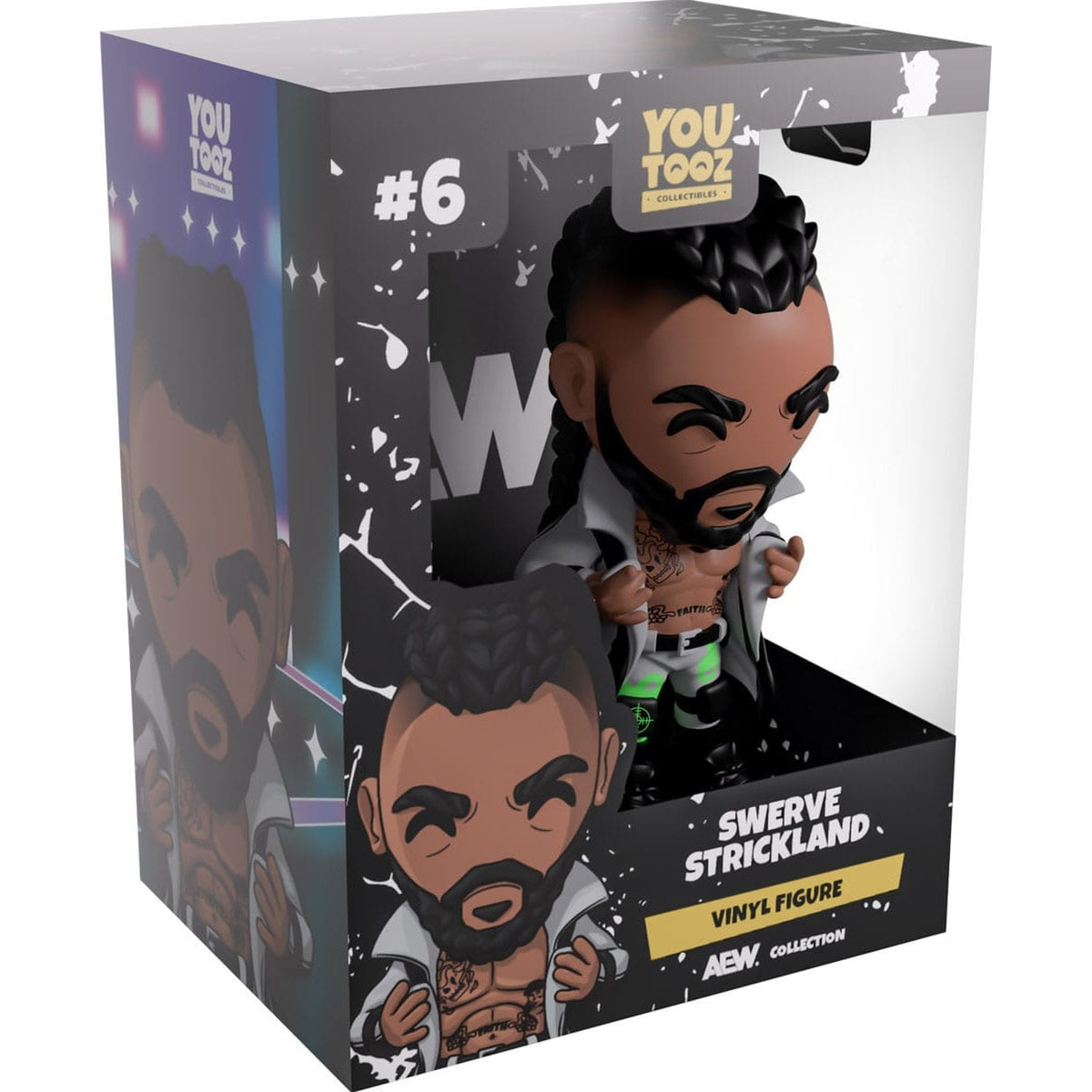 Produktbild All Elite Wrestling Vinyl Figur Swerve Strickland 12 cm
