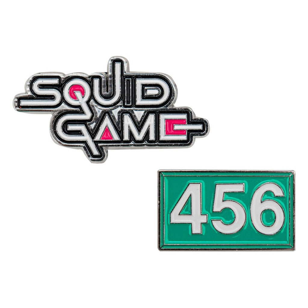 Produktbild Squid Game Ansteck-Pins 2er-Pack Squid Game & Player 456