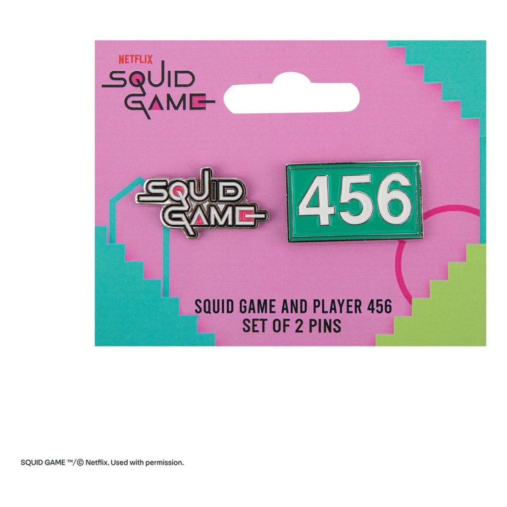 Produktbild Squid Game Ansteck-Pins 2er-Pack Squid Game & Player 456