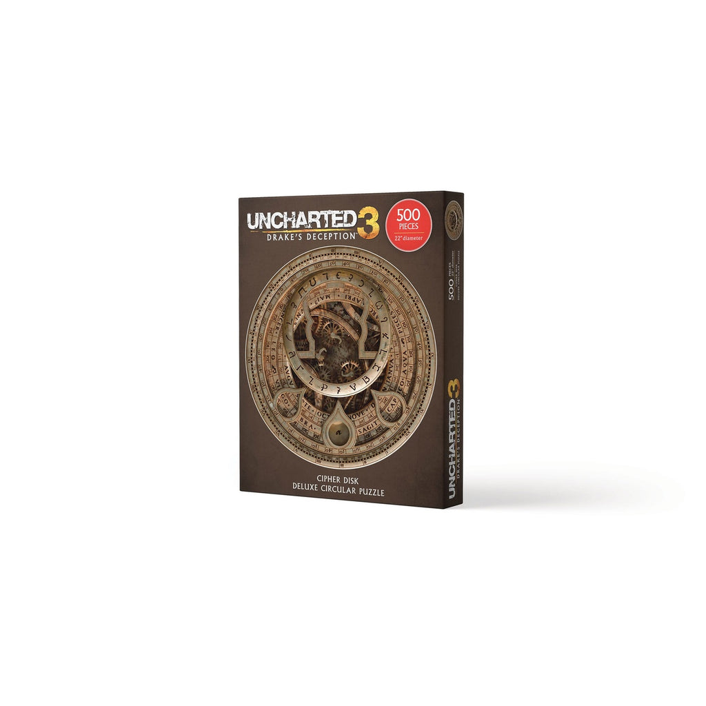 Produktbild Uncharted Puzzle Cipher Disk Circular Deluxe (500 Teile)