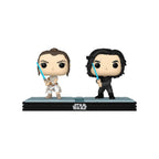 Produktbild Star Wars POP! Movie Moments Vinyl Wackelkopf Figuren Doppelpack Kylo & Rey 9 cm