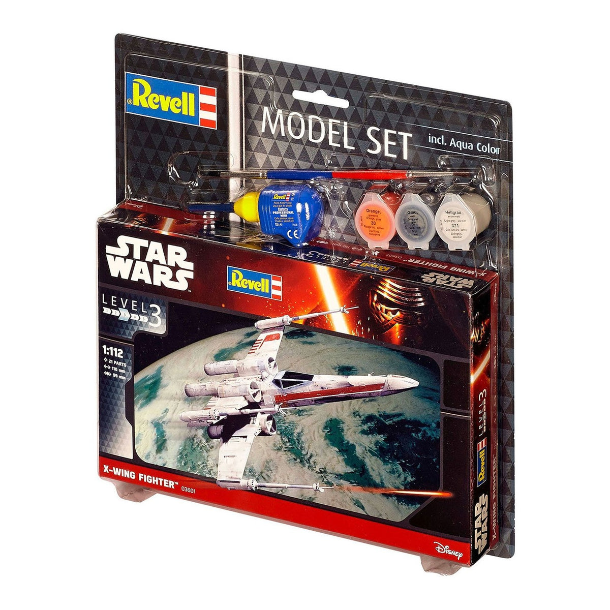 Produktbild Star Wars Modellbausatz 1/112 Model Set X-Wing Fighter 11 cm