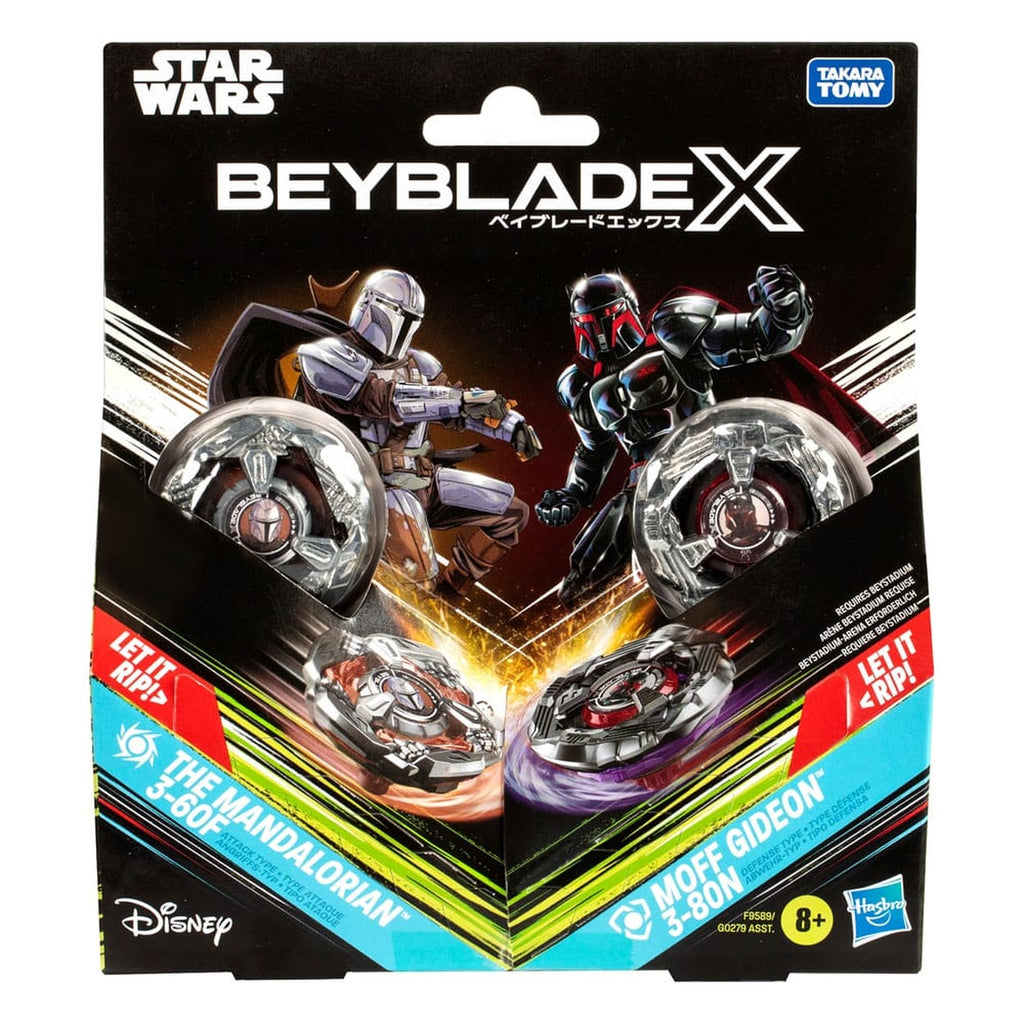 Produktbild Beyblade X und Star Wars Collab The Mandalorian 3-60F vs. Moff Gideon 3-80N