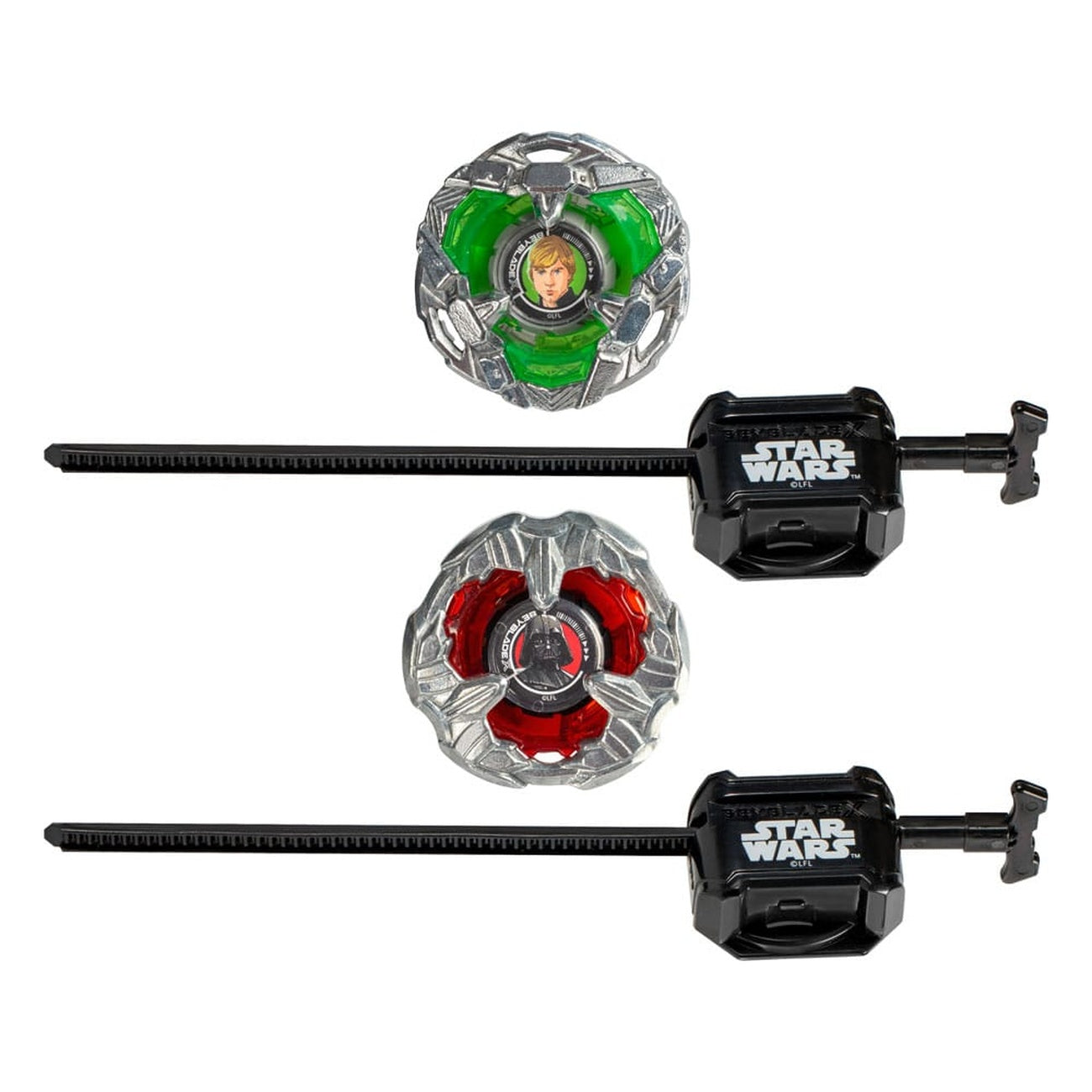 Produktbild Beyblade X und Star Wars Collab Luke Skywalker 4-80B vs. Darth Vader 4-60B