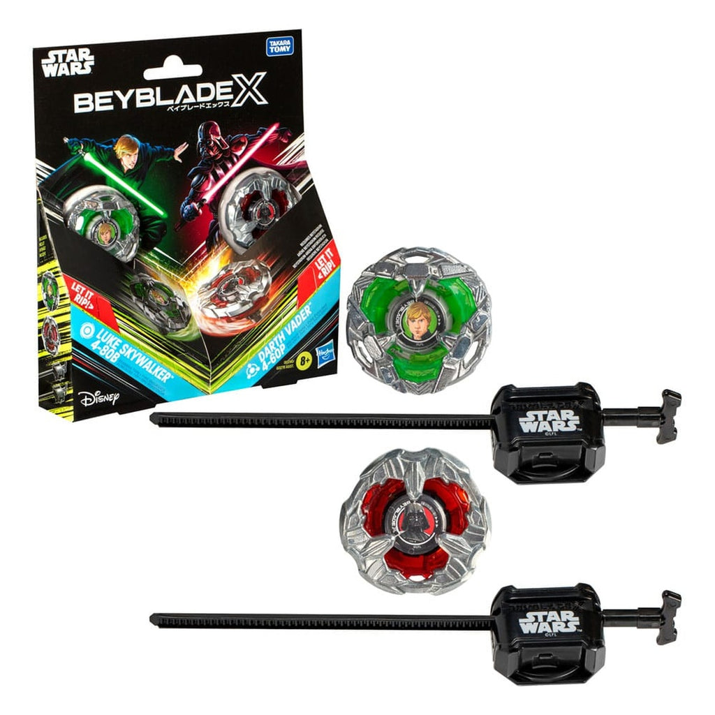 Produktbild Beyblade X und Star Wars Collab Luke Skywalker 4-80B vs. Darth Vader 4-60B