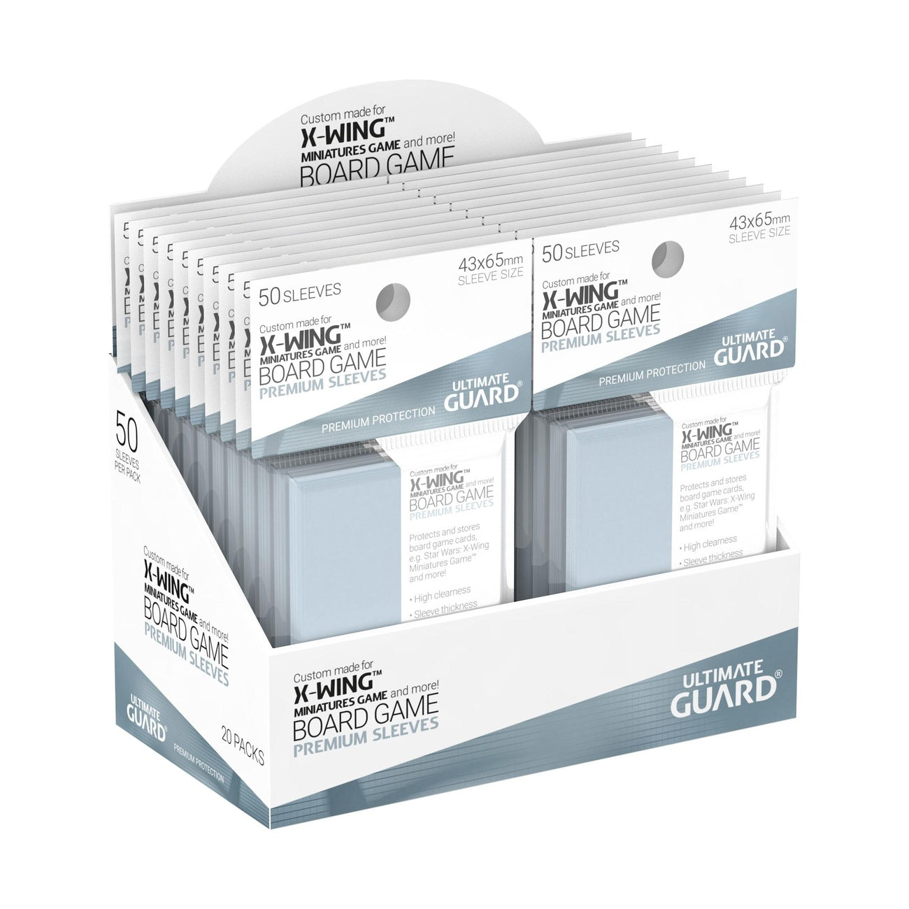 Produktbild Ultimate Guard Board Game Sleeves (50) - X-Wing Miniatures Game