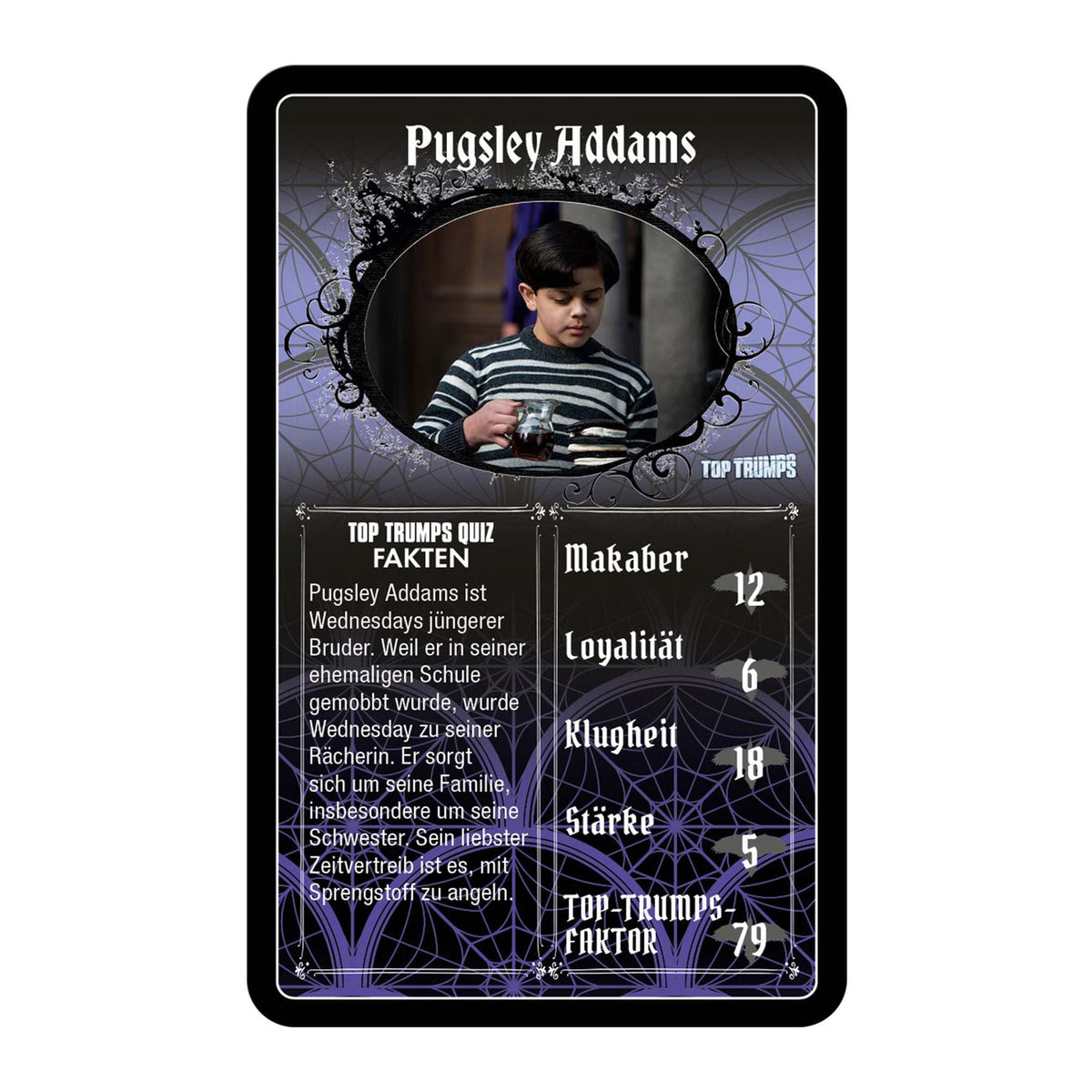 Produktbild Wednesday Kartenspiel Top Trumps *Deutsche Version*